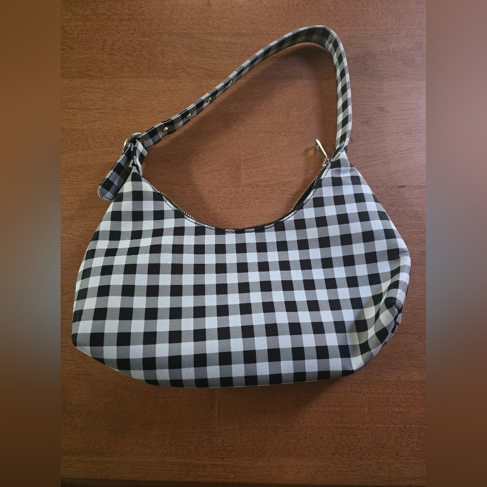 Forever 21 Black and White Checkered Handbag/hobo